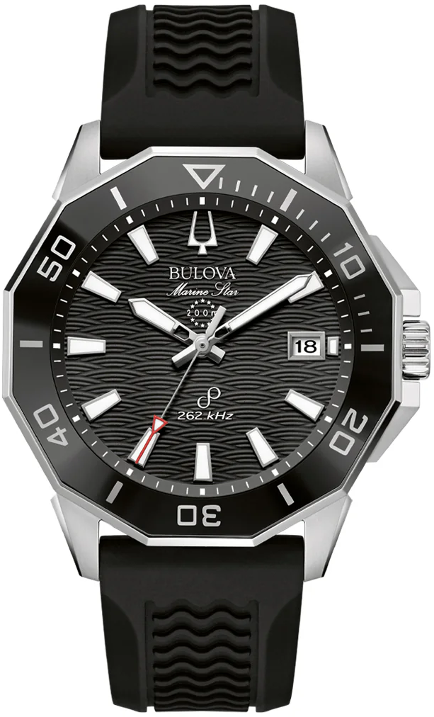 bulova marine star precisionist mens stainless steel watch 96b432