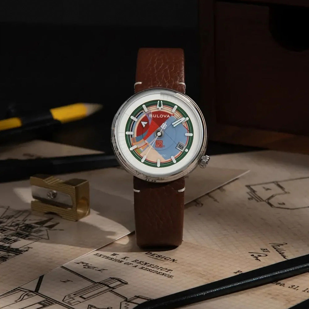 Bulova Frank Lloyd Wright David & Gladys Wright House 38mm 96B486