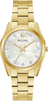 bulova ladies gold diamond set watch 97p172