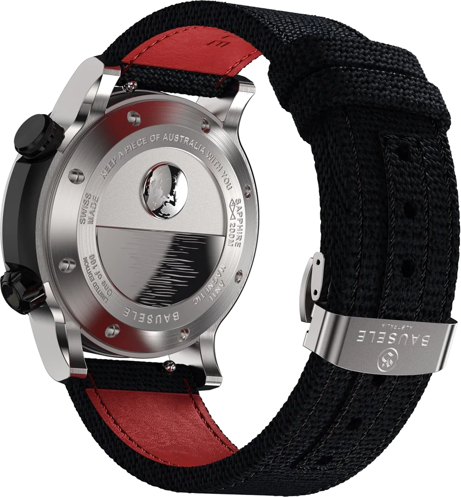 bausele oceanmoon v orca black mens automatic swiss watch