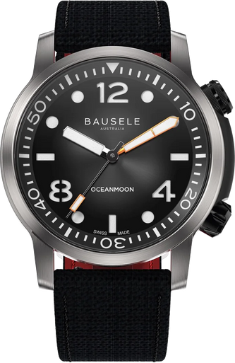 Bausele 42mm OceanMoon V Orca Black
