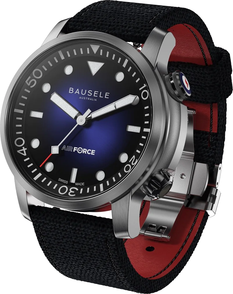 bausele air force 5th generation limited edition mens watch