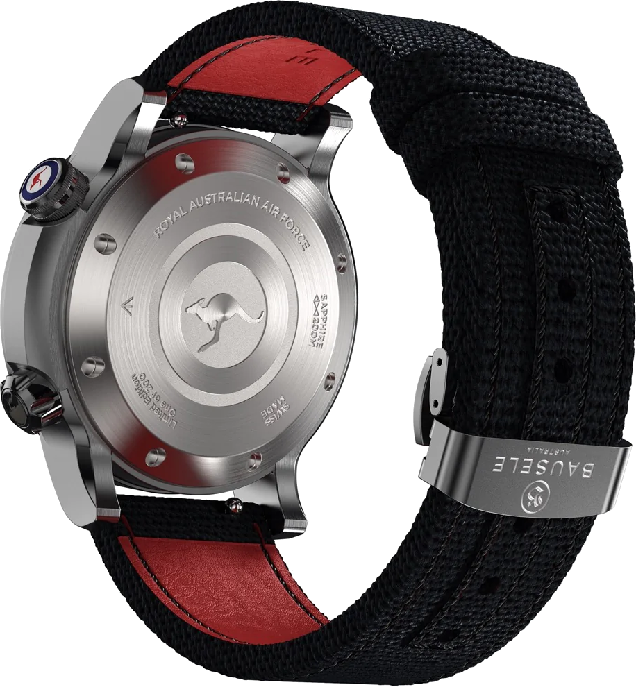 bausele air force 5th generation limited edition mens watch