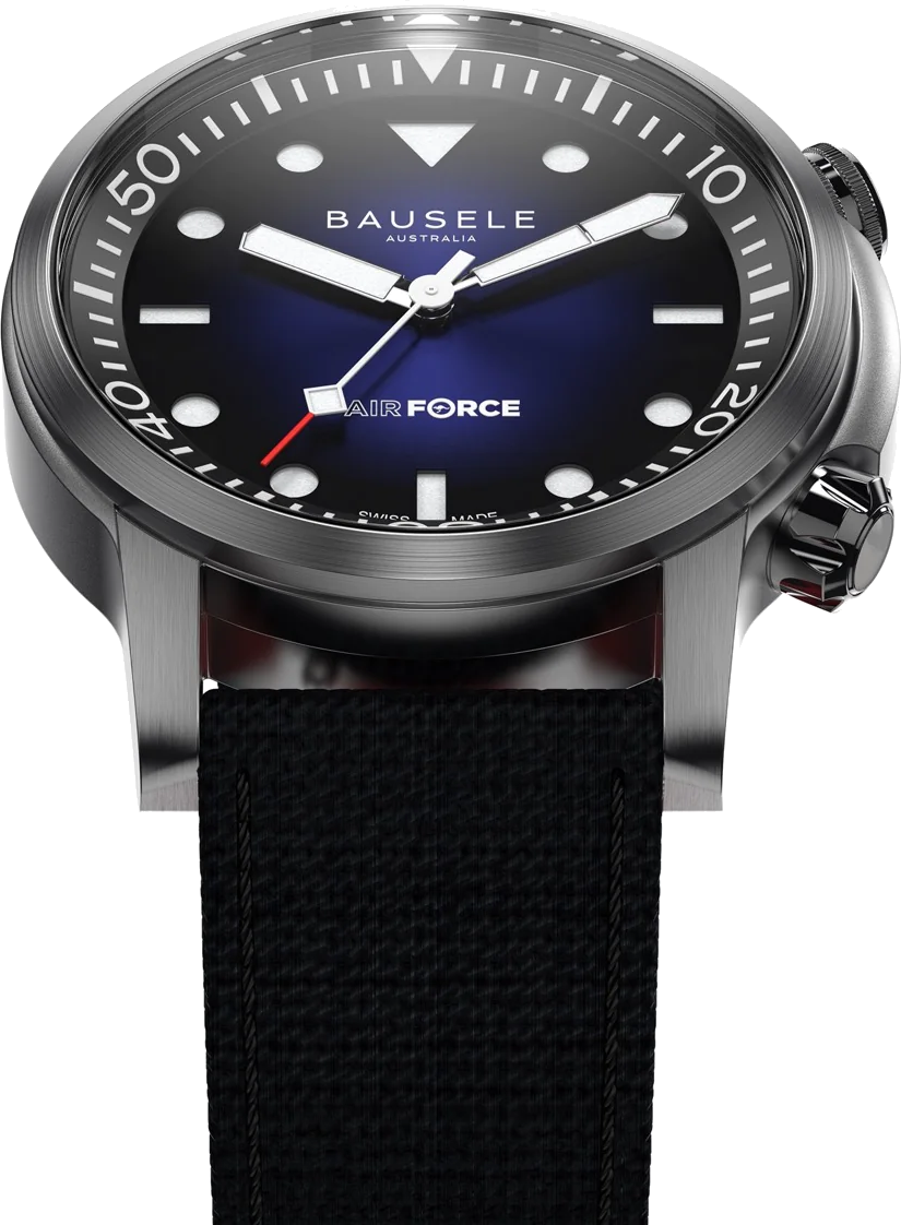 bausele air force 5th generation limited edition mens watch