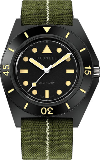 Bausele 39.5mm Sydney Diver Black
