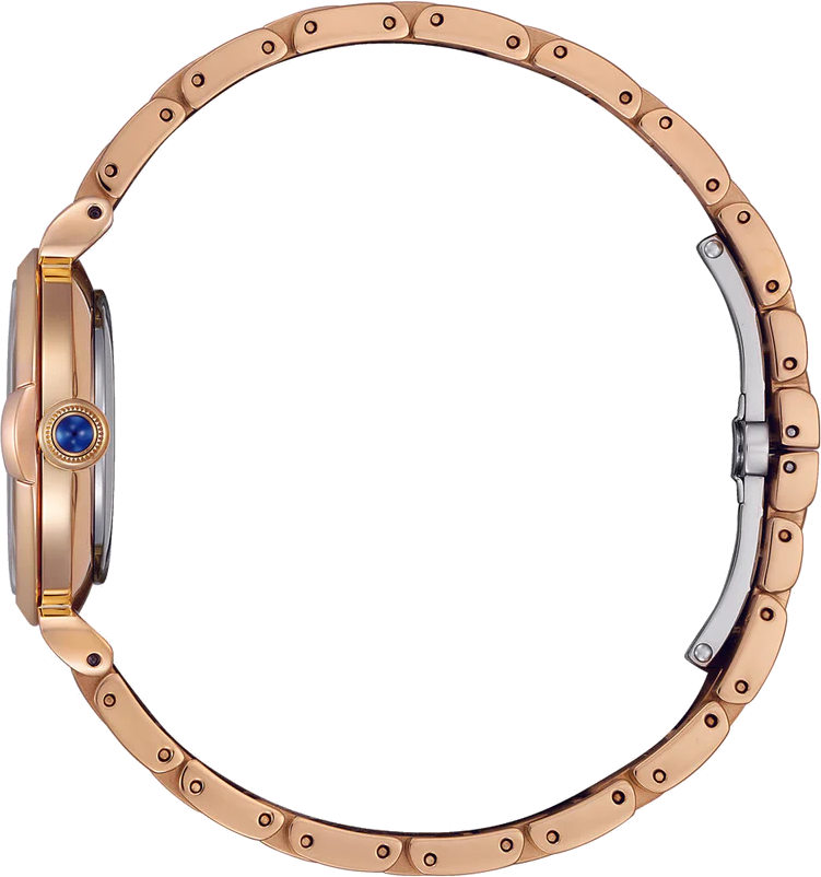 citizen ladies solar power diamond set dress watch em1073-85y