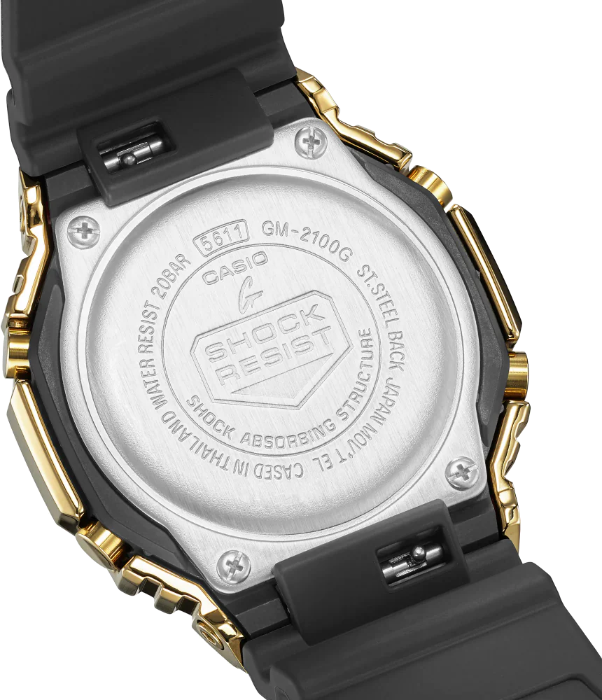 g-shock casioak gold analogue digital series mens watch gm2100g-1a9
