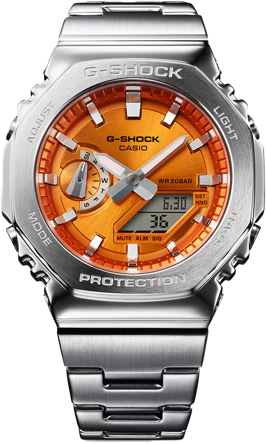 g-shock g-steel series full steel mens watch gm2110d-4a