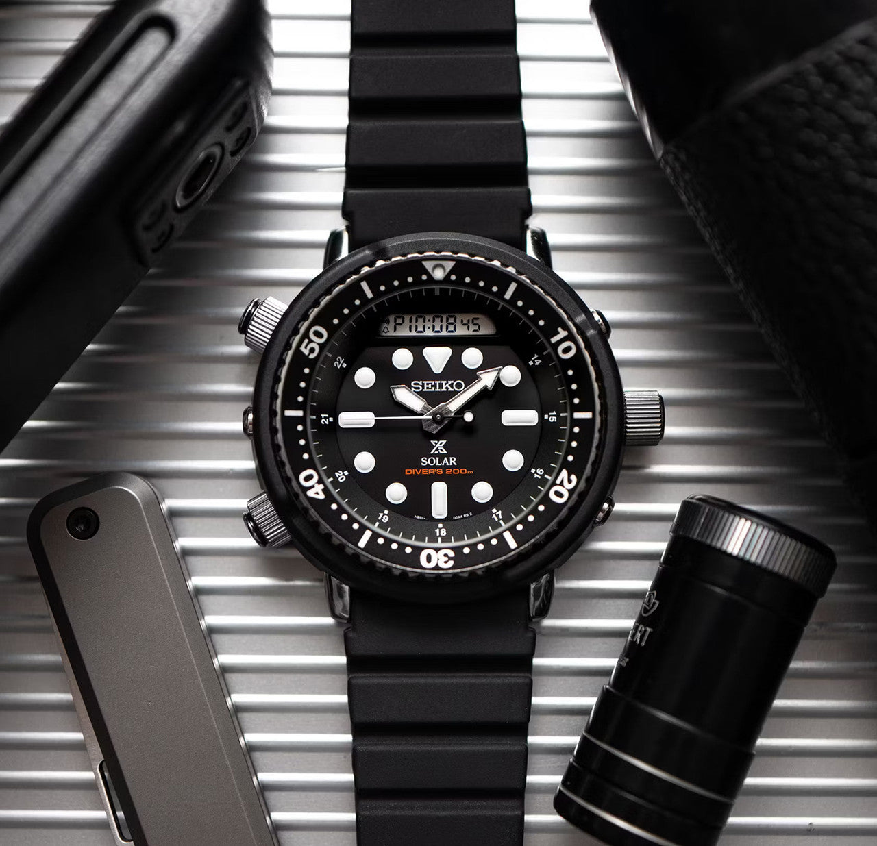 seiko prospex arnie black mens watch snj025p