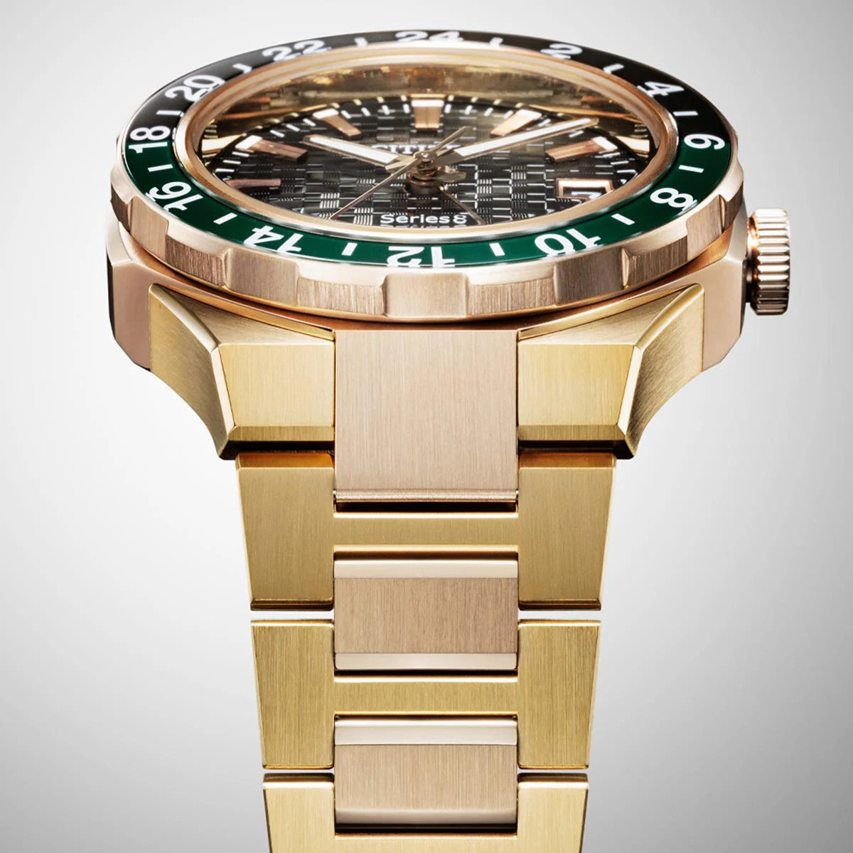 citizen series 8 mechanical automatic gmt mens watch nb6033-51e