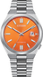 citizen tsuyosa mens automatic movement watch orange dial nj0151-88z