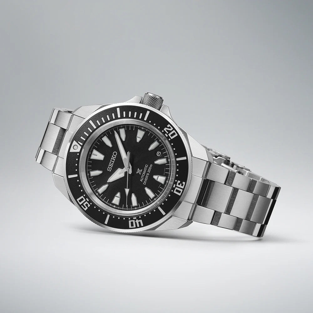 seiko samurai shogun fusion mens black dial automatic watch srpl13k