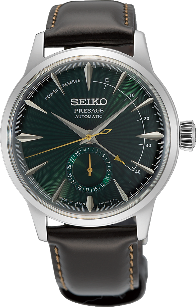 seiko presage midnight mockingbird mens automatic watch ssa459j