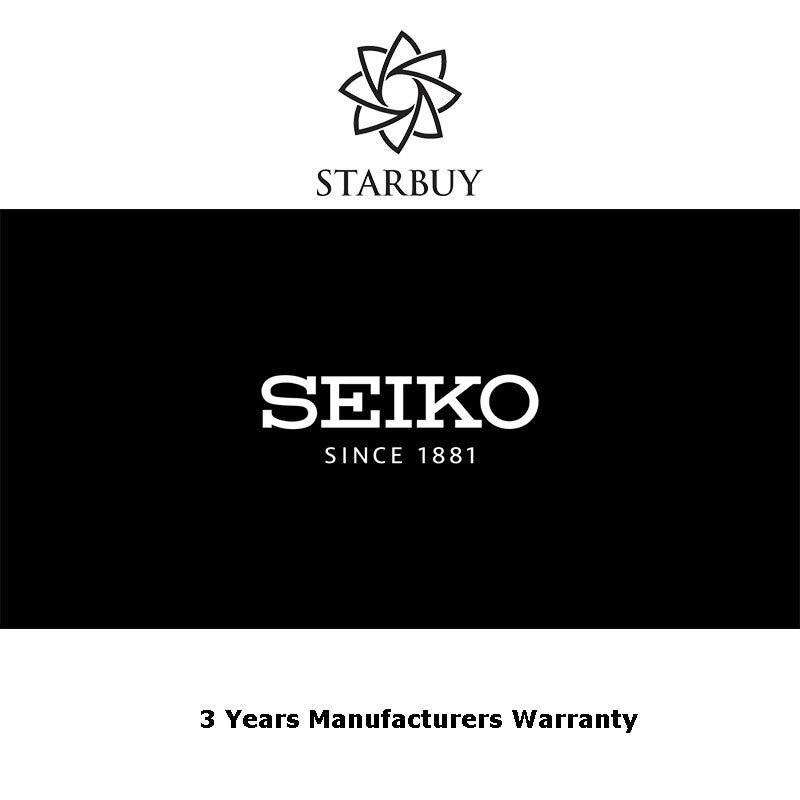 StarBuy Seiko watches are shipped with a 3 year manufacturers warranty