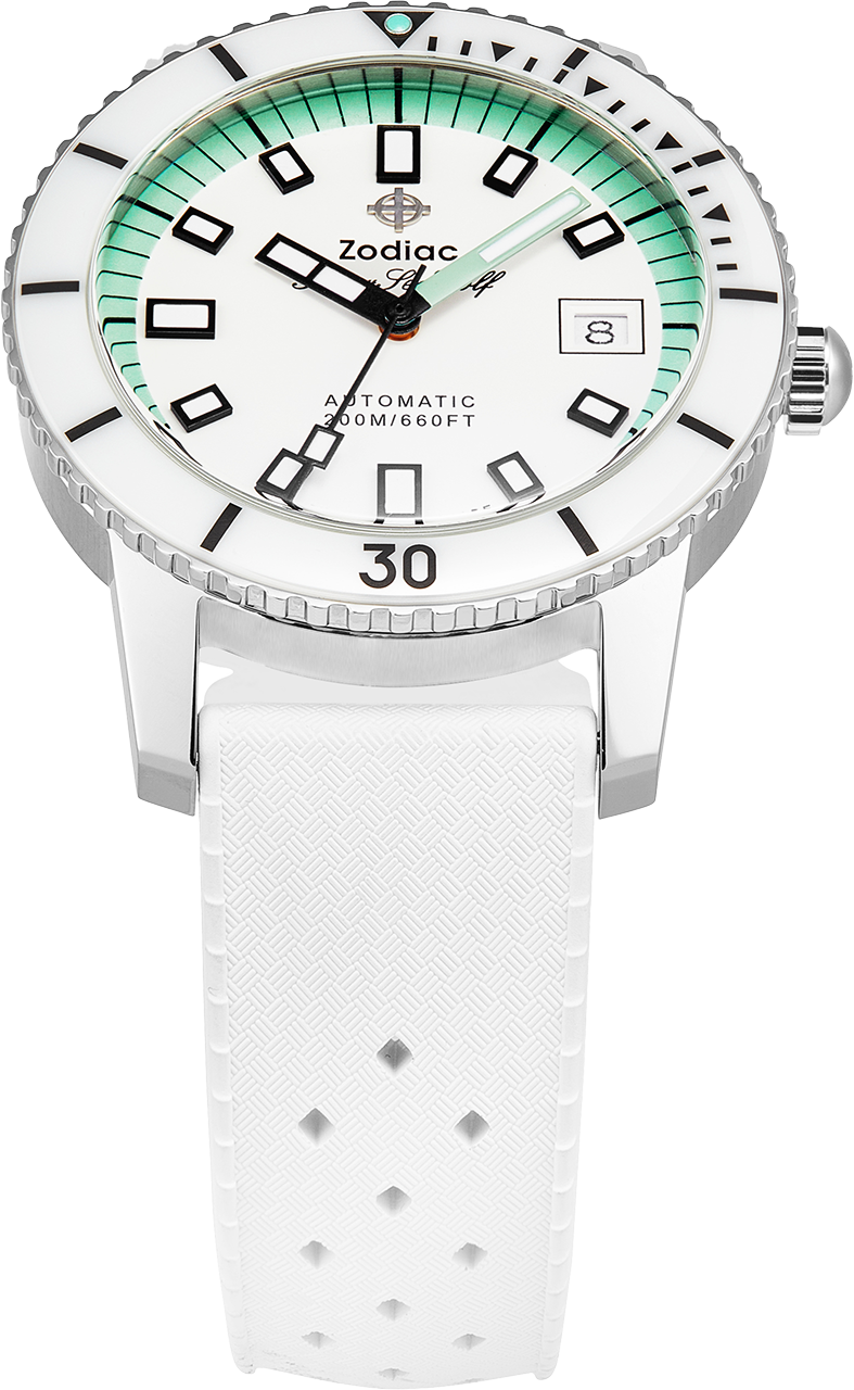 zodiac super sea wolf compression diver mens swiss watch zo9309