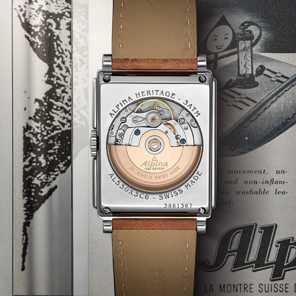 Alpina Heritage Alpiner Carrée Automatic AL-530N3C6 - Starbuy Australia