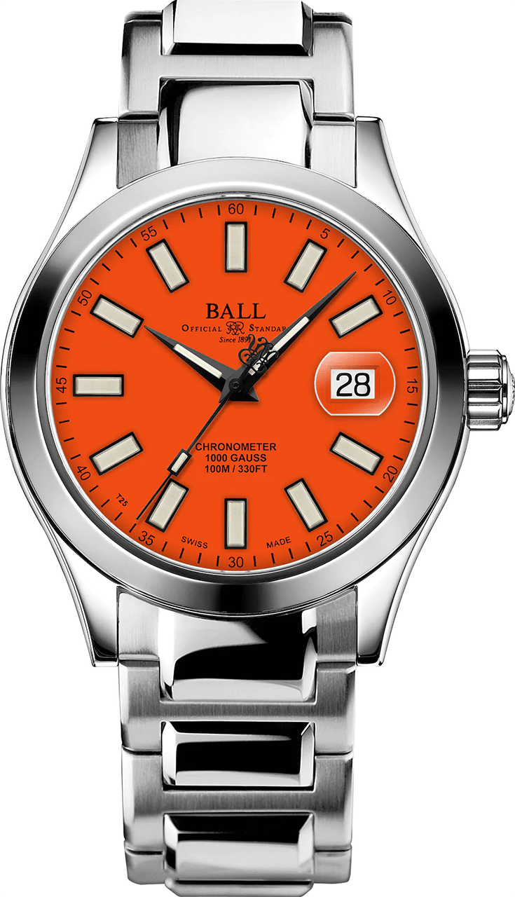 Ball 40mm Engineer III Marvelight Chronometer Orange - Starbuy Australia