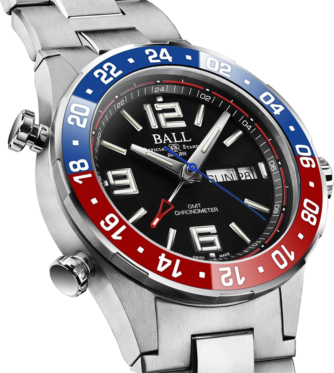 Ball 40mm Roadmaster Marine GMT PE - Starbuy Australia