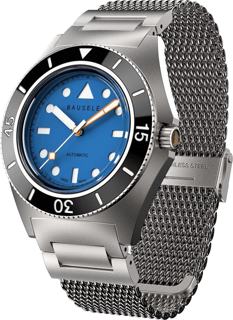 Bausele 39.5mm Endless Sunrise Alcyone Blue - Starbuy Australia
