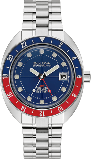 Gmt Bulova Dive Watch Automatic Bulova Oceanographer GMT Devil