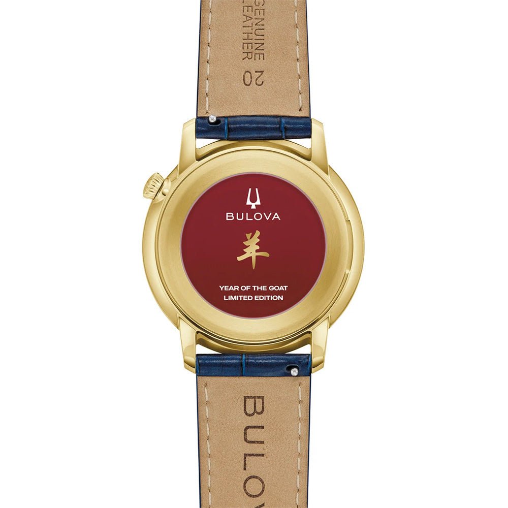 Bulova Hudson Chinese Zodiac Year of the Goat 39mm 97A202 - Starbuy Australia