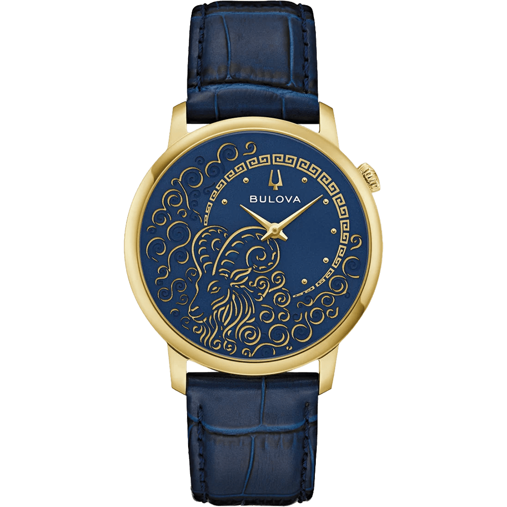 Bulova Hudson Chinese Zodiac Year of the Goat 39mm 97A202 - Starbuy Australia
