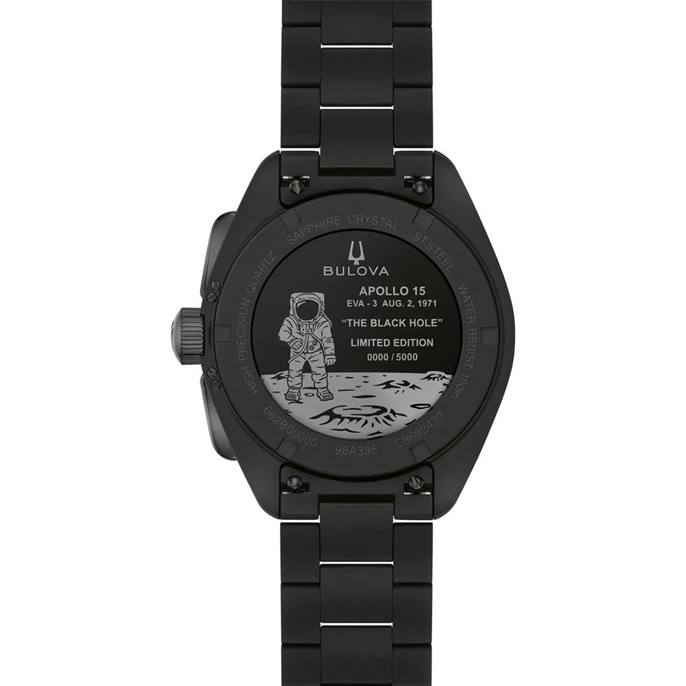 Bulova Lunar Pilot Black Hole Limited Edition 41mm 98A335 - Starbuy Australia