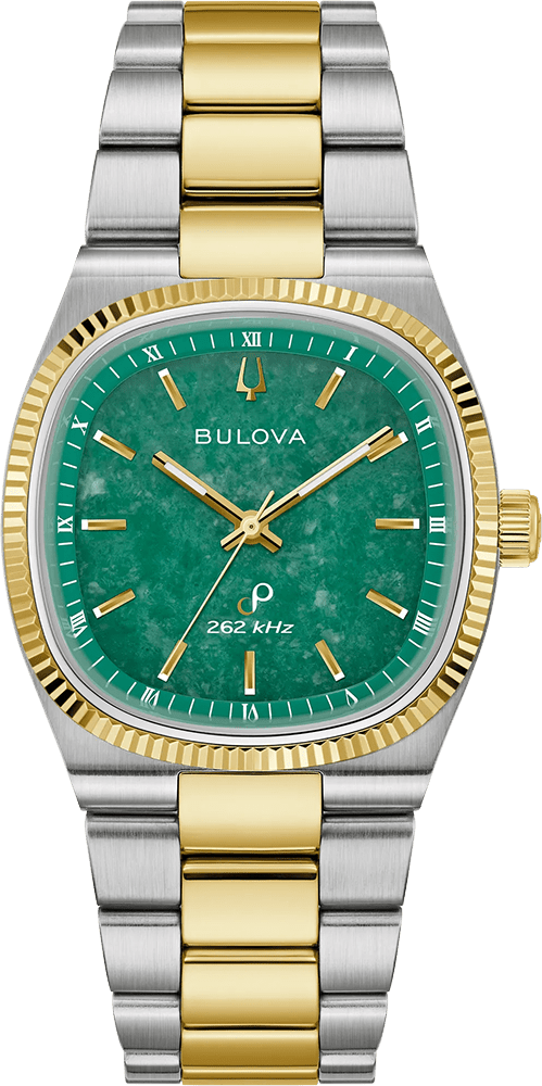 Bulova Super Seville 35mm Jade Watch 98A336 - Starbuy Australia