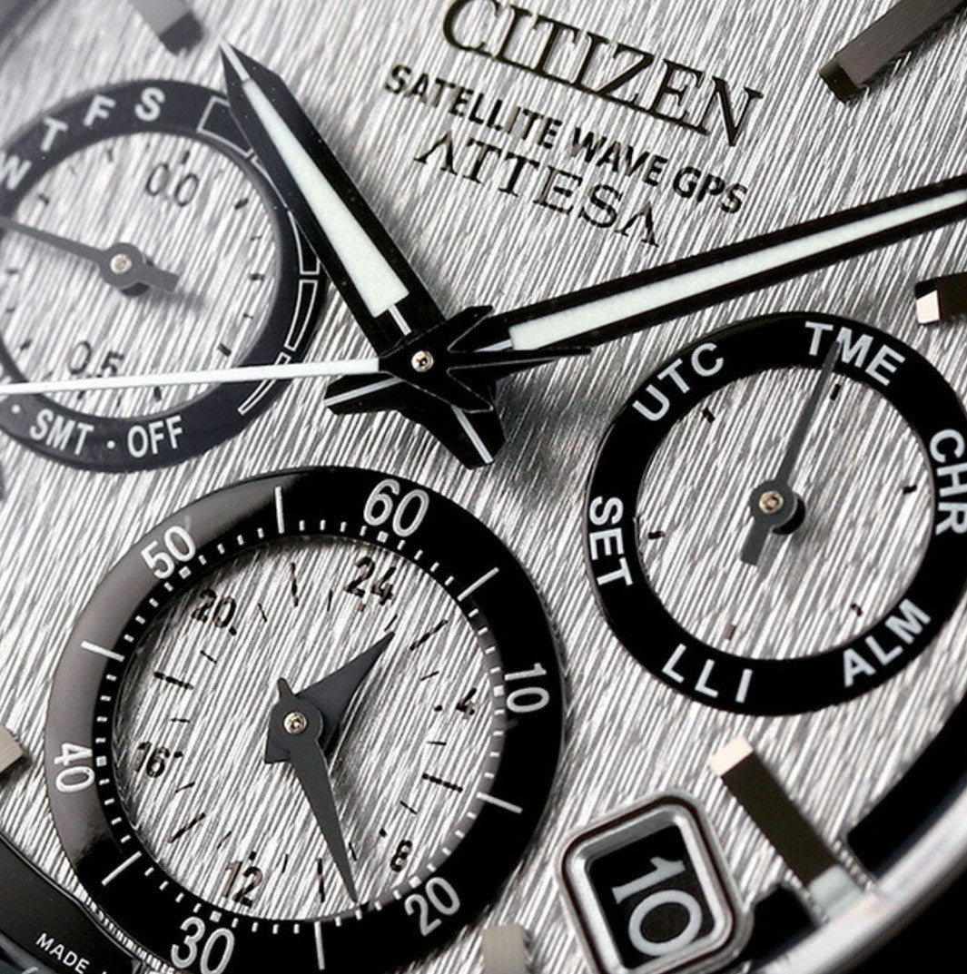 citizen attesa series satellite wave model solar power watch cc4055-14h