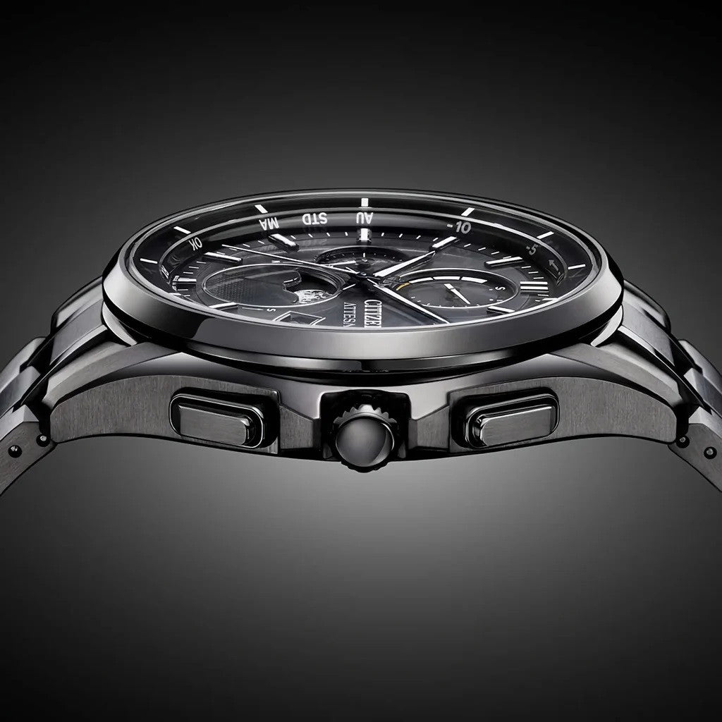 citizen attesa series premium model mens solar power watch by1006-62e