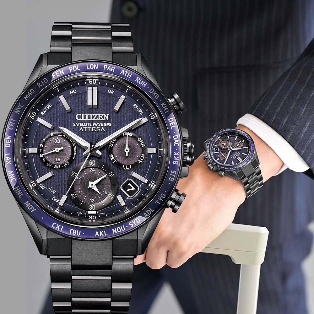 Citizen Attesa Super Titanium™ Satellite Wave GPS 44.6mm CC4059-64L - Starbuy Australia
