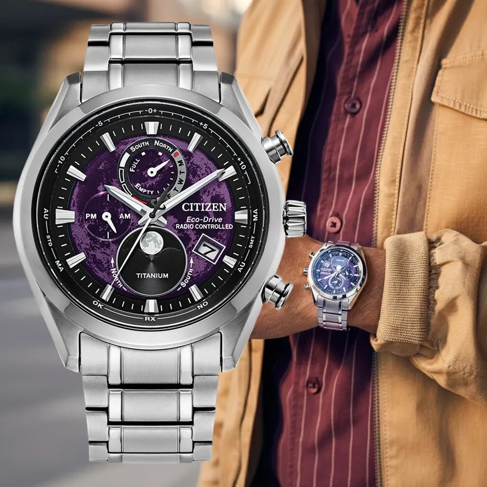 Citizen Attesa Tsuki-Yomi Super Titanium™ 43mm Watch - Starbuy Australia