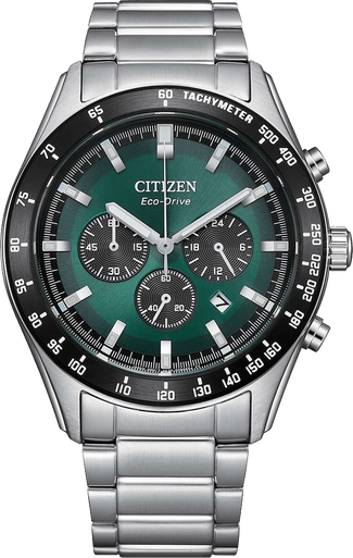 Citizen Chronograph Panda Dial Mens Watch CA4674-58X