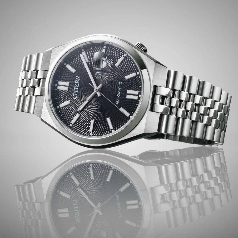 Citizen Tsuyosa 60 Automatic Black Mens Watch NK0020-55E