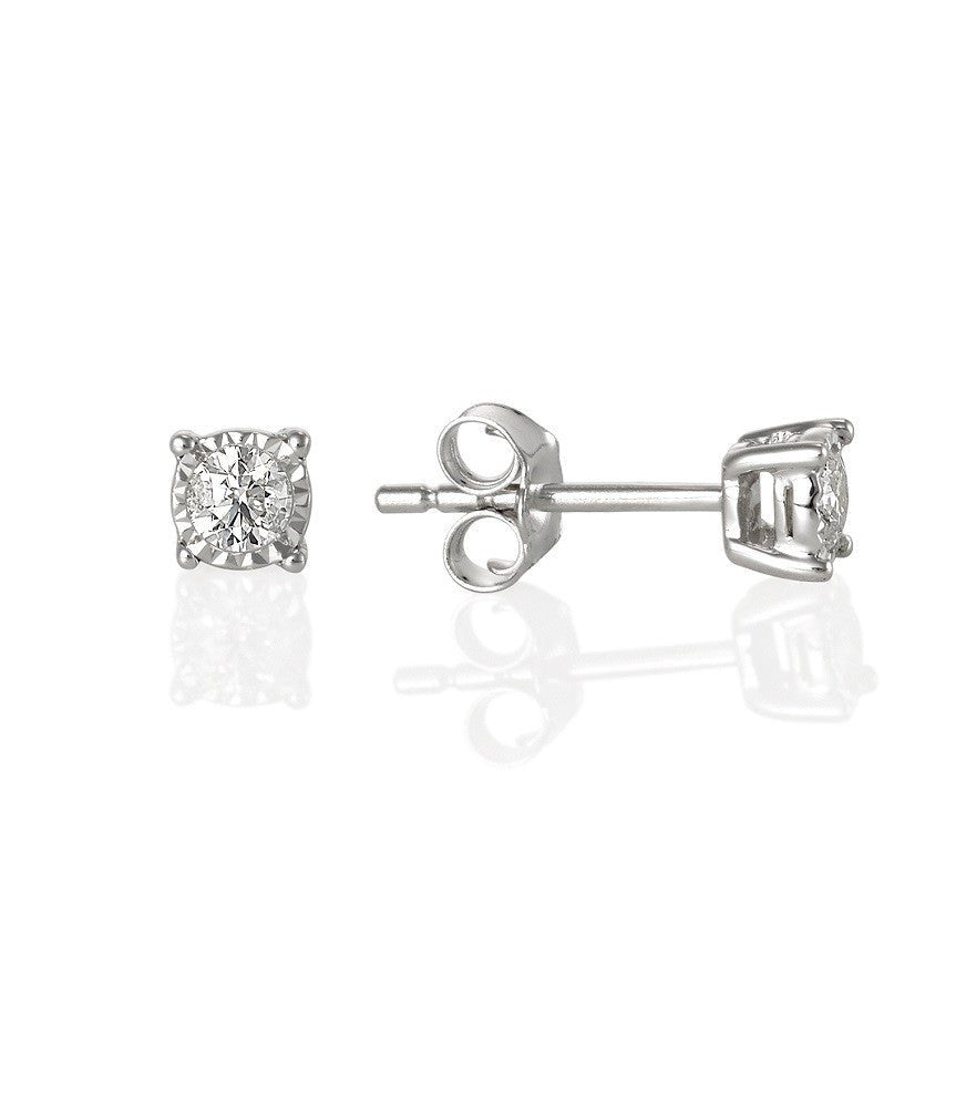 Diamond Stud Earrings 0.27ct - Starbuy Australia