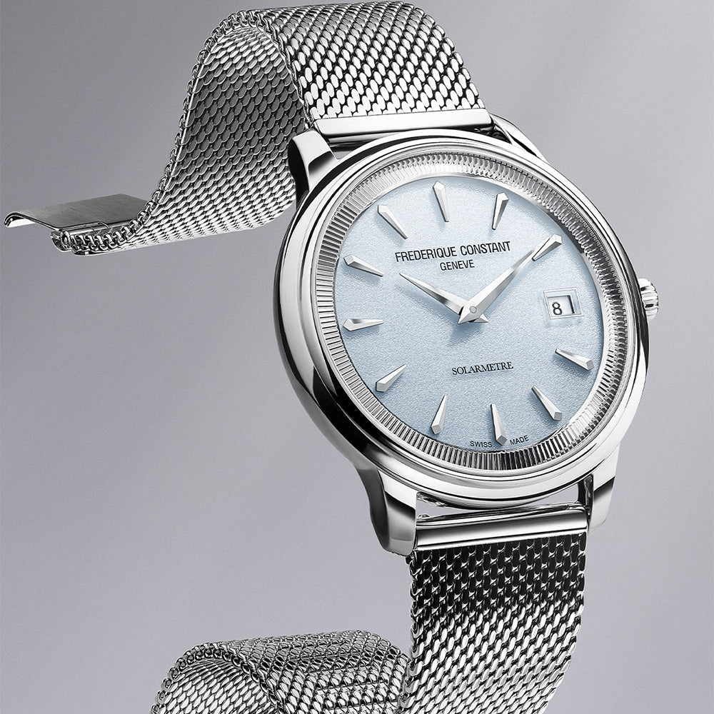 Frederique Constant Classics Moneta Solarmetre 39mm FC-120LB3S6 - Starbuy Australia