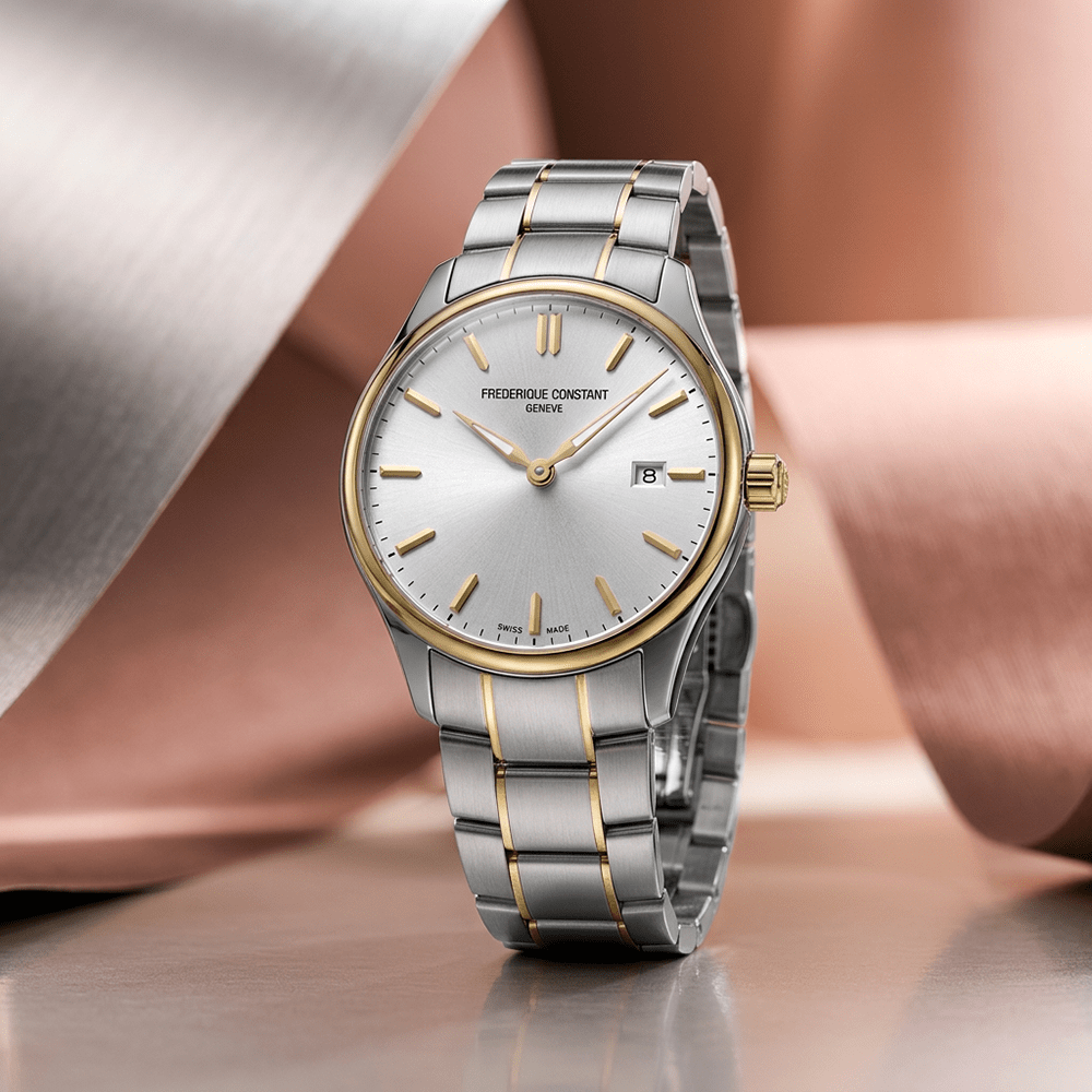 Frederique Constant Classics Quartz 40mm FC-220SS5B3B - Starbuy Australia