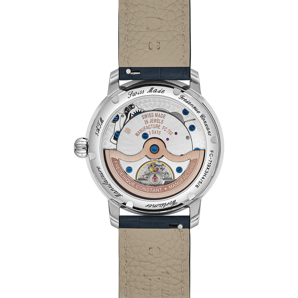 Frederique Constant  Manufacture Worldtimer 40mm FC-719BLW3H6