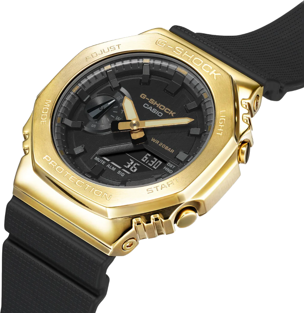 g-shock casioak gold analogue digital series mens watch gm2100g-1a9
