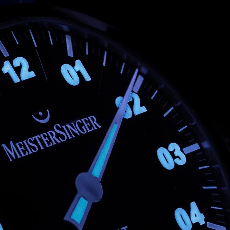 MeisterSinger 43mm Unomat UN902BLU - Starbuy Australia