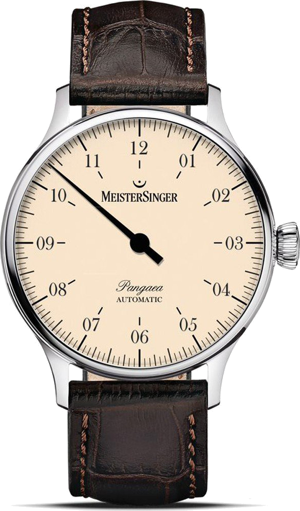 meistersinger single hand swiss mens watch pangaea pm9903