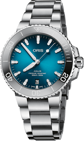 時計 ORIS Aquis 01 733 7732 4155 Aquis デイト - 01 733 7732 4155-07 8 21 05PEB | Oris