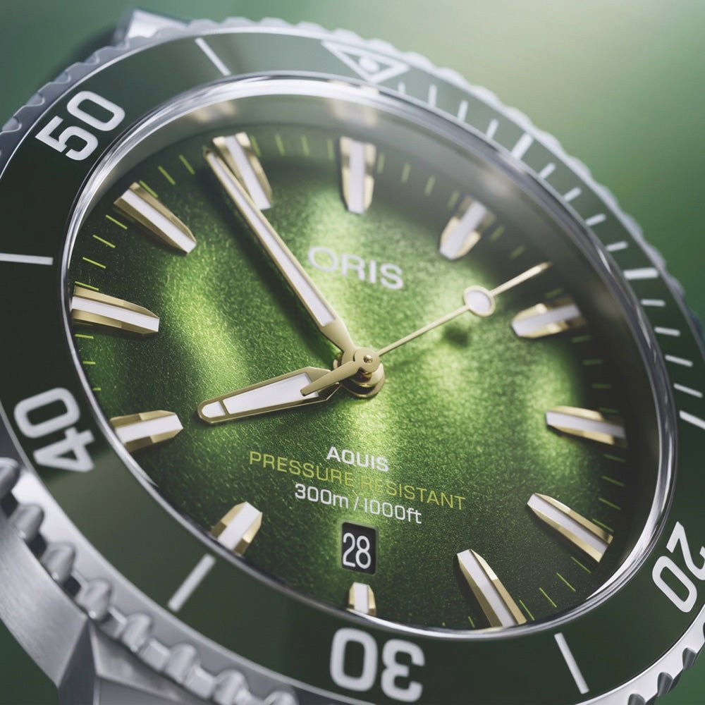 Oris Aquis Kelp Forest Limited Edition 41.5mm 01 733 7787 4187-Set - Starbuy Australia