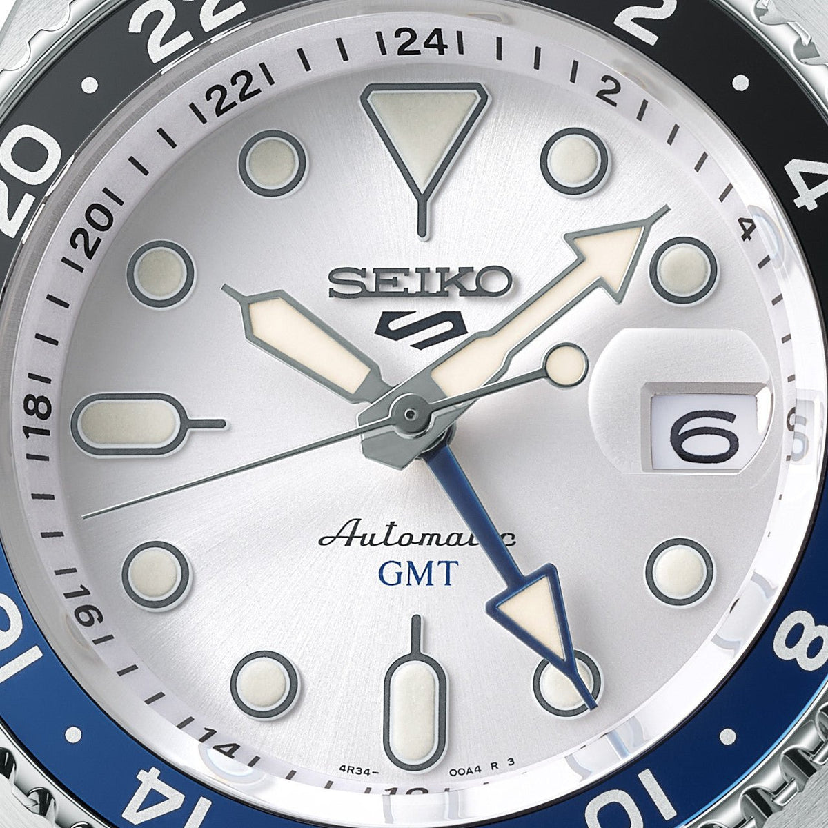 Seiko 5 Sports GMT White Dial Watch SSK033 SSK033K SSK033K1