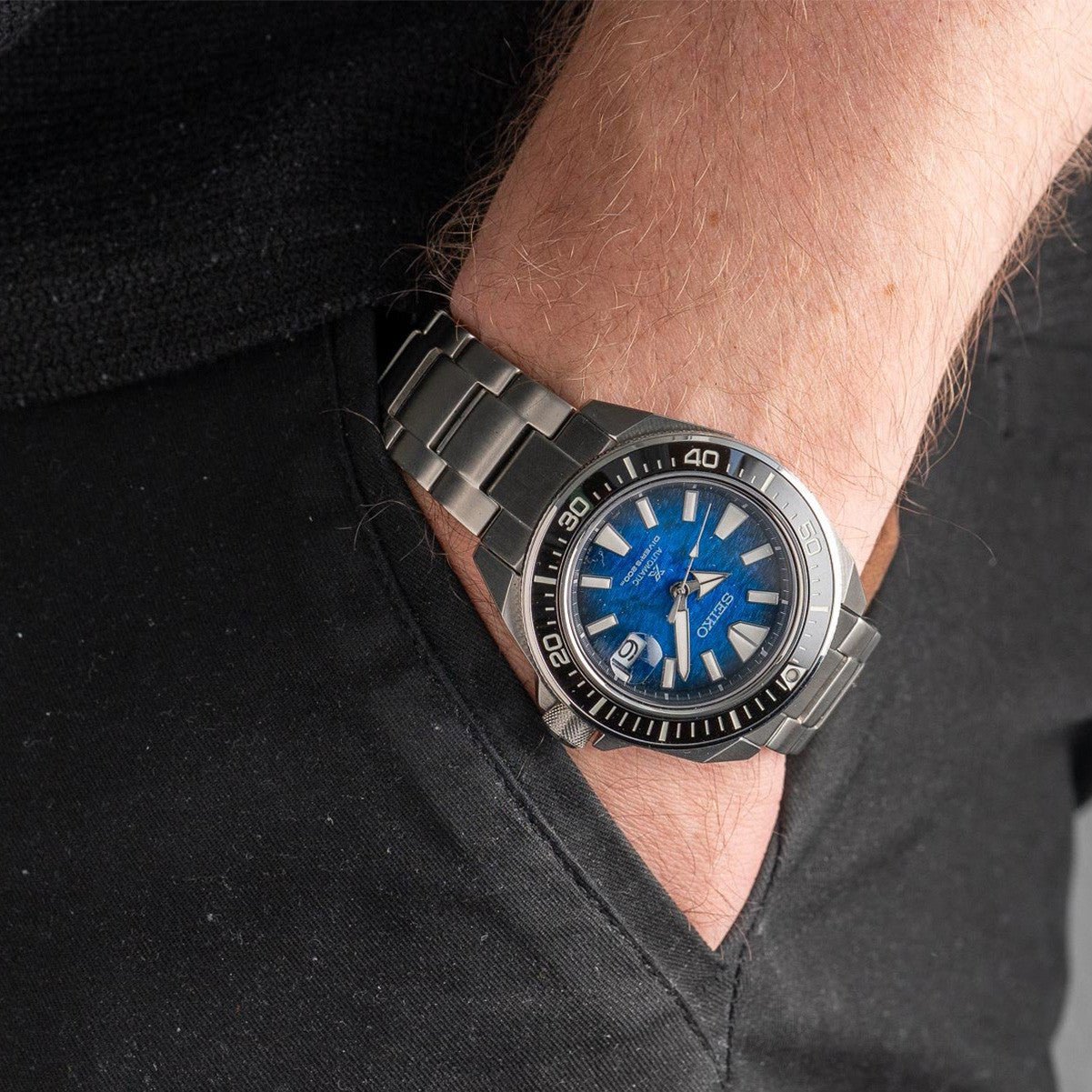 Seiko King Samurai 43.8mm SRPE33K - Starbuy Australia
