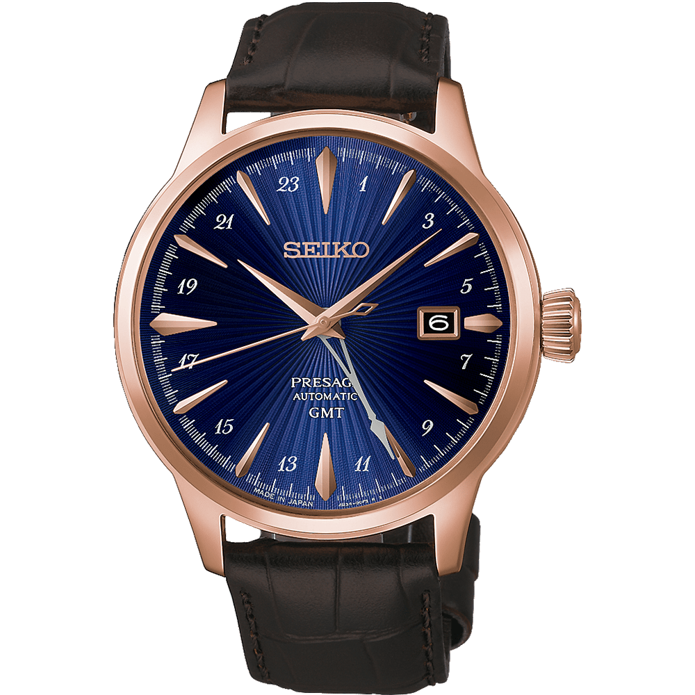 Seiko Presage Cocktail Time GMT 40.5mm HCB005J - Starbuy Australia