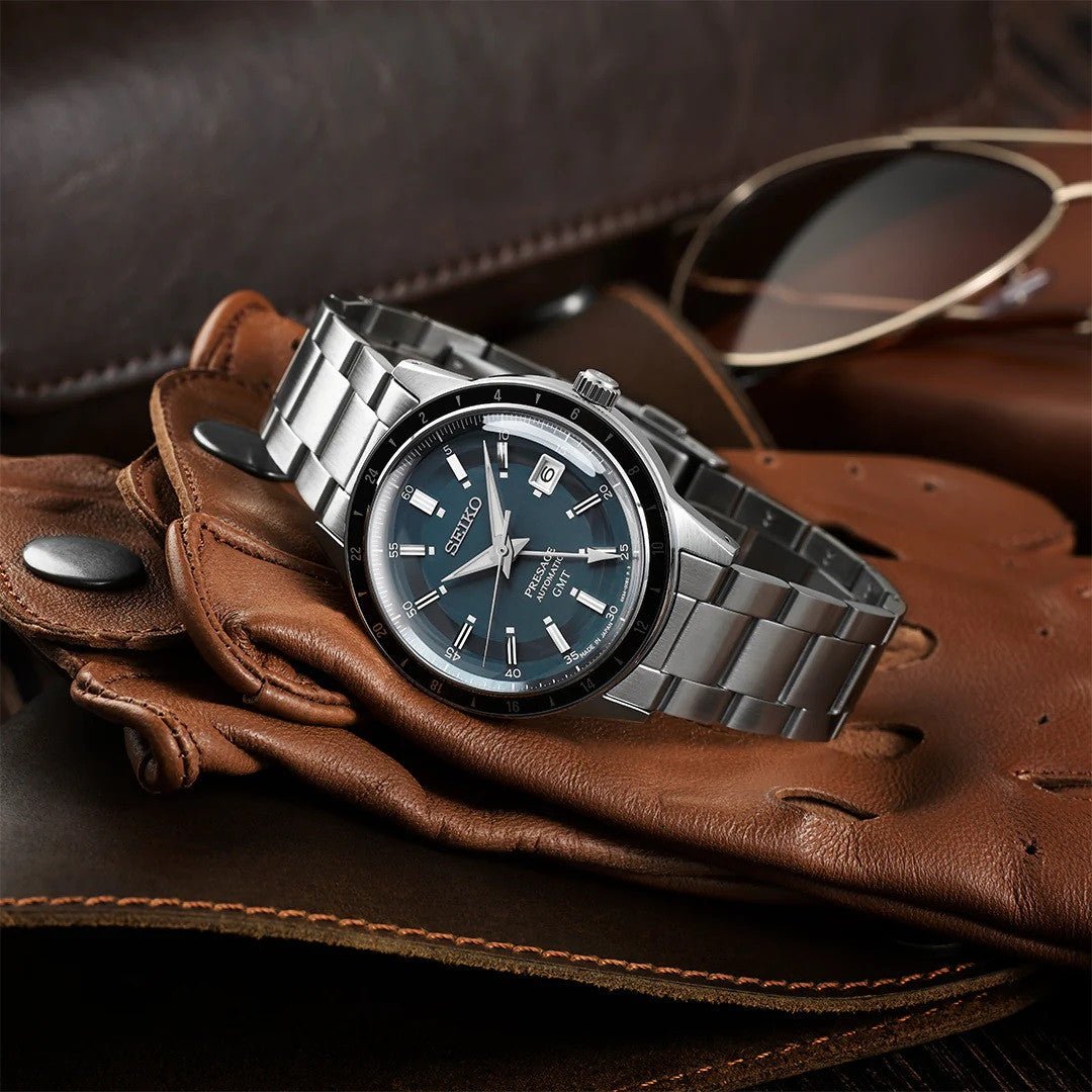 Seiko Presage GMT 40.5mm SSK009J - Starbuy Australia