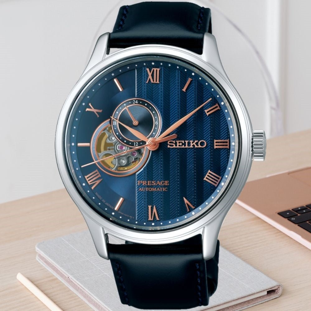 Seiko Presage Open Heart Zen Garden Watch SSA421J SSA421J1