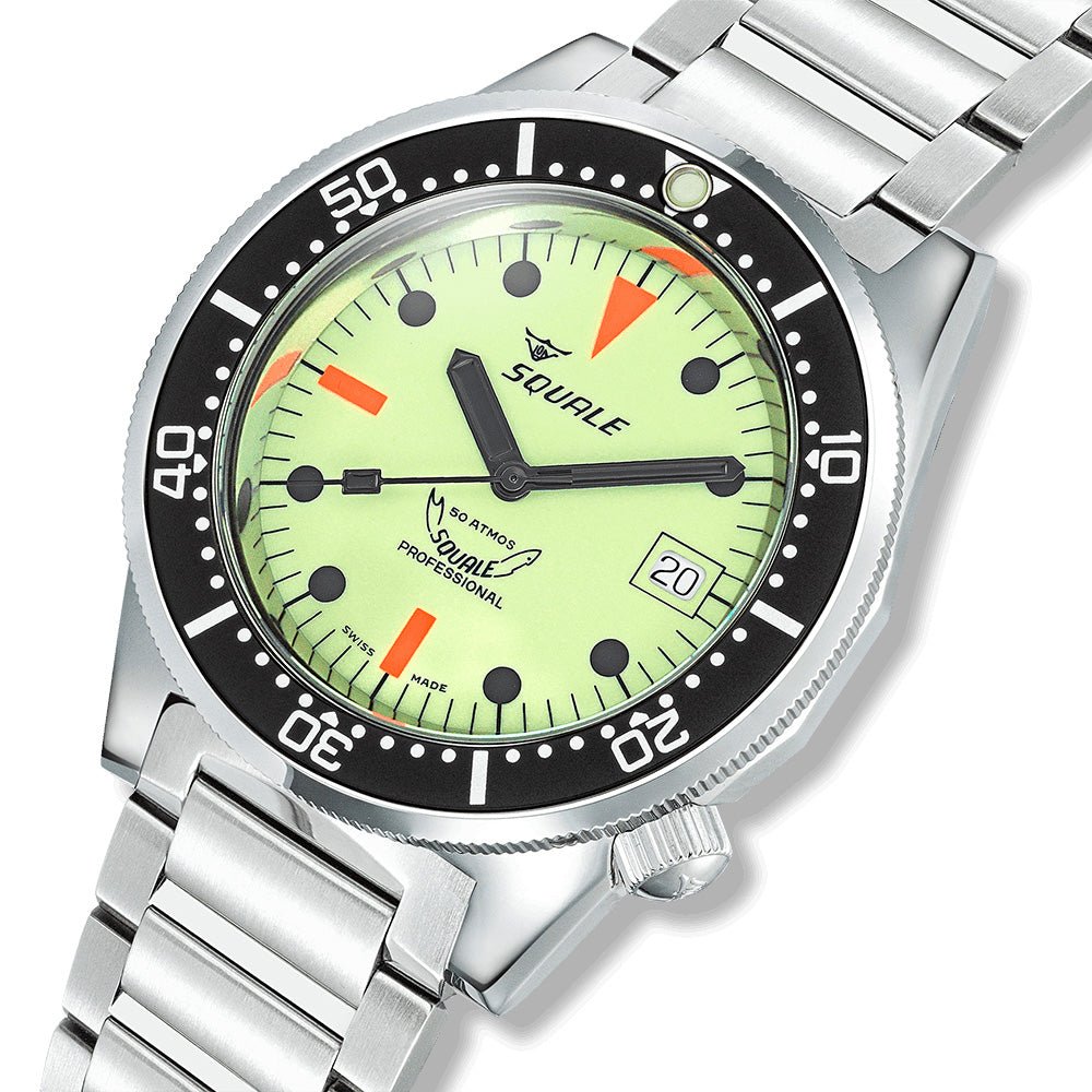 Squale 1521 Full Lume Bracelet 1521FULL.SQ20B - Starbuy Australia