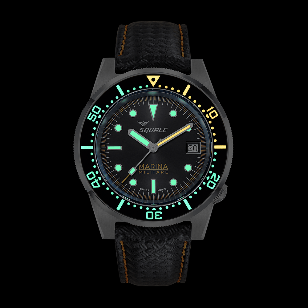 Squale 1521 Marina Militare 42mm 1521MARINA.MIBK - Starbuy Australia